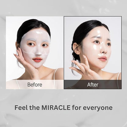 OHMYPURE Hydrogel Collagen Korean Face Mask Luxury Skin Care 2 EA (VeganMucin)