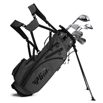 PGM Men's G300 Type 9/12 Pieces Complete Golf Club Set - Titanium #1 Driver, Draw-Biased Hybrid, High-Strength Stainless Steel Iron Set, High Forgiveness Putter, with Stand Bag