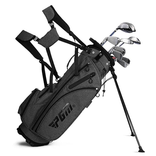 PGM Men's G300 Type 9/12 Pieces Complete Golf Club Set - Titanium #1 Driver, Draw-Biased Hybrid, High-Strength Stainless Steel Iron Set, High Forgiveness Putter, with Stand Bag