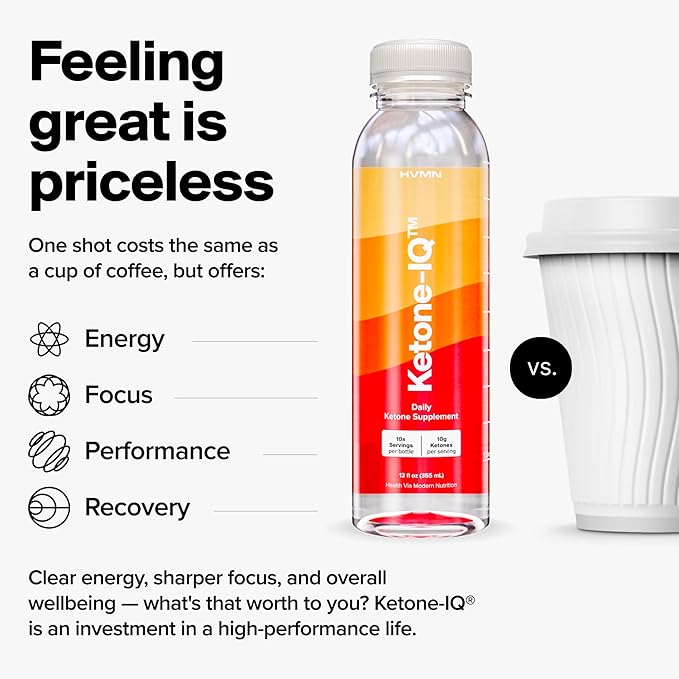 Get Your Fuel from Ketones. No Sugar, No Salt, No Caffeine. 30 Servings of Drinkable, to Rapidly Elevate Ketone Levels. New & Improved Formulation!