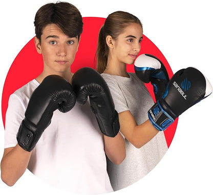 Sanabul Essential Gel Boxing Gloves for Men & Women, Kickboxing MMA, Muay Thai Gloves and Heavy Bag Training Punching & Sparring