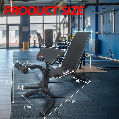 Multi-Functional Adjustable Weight Bench for Full Body Workout