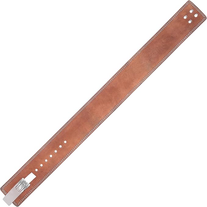 Weight Lifting Lever Belt Cowhide Gym Leather Belt 10mm Powerlifting