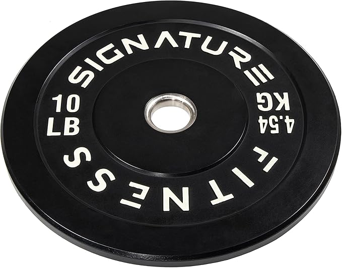 Signature Fitness 2" Olympic Bumper Plate Weight Plates