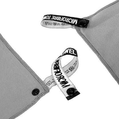 Microfiber Travel Towel (XL:30"×60" -Gray)