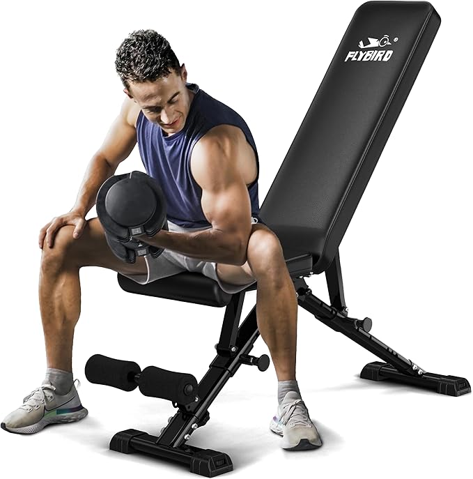 FLYBIRD Squat Rack with Pull-Up Bar 6FT,7FT Barbell