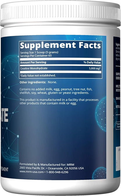 MRM - Creatine Monohydrate 325g Powder (Micronized)325 g
