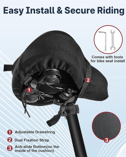 Zacro Bike Seat Comfort for Women Men