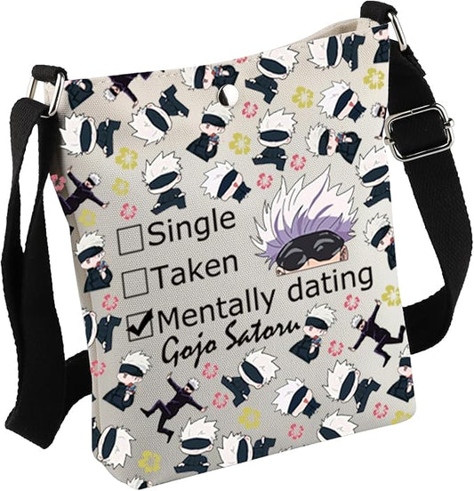 MNIGIU JJK Anime Inspired Cosmetic Bag - Themed Crossbody Gift