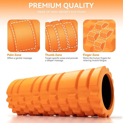 Foam Roller High Density 13" Patented Exercise Roller