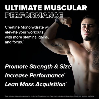 FINAFLEX PURE CREATINE, Unflavored - 500G - Promotes Muscular Strength, Size & Performance - 100% Pure, Micronized Creatine Monohydrate - 100 Servings.