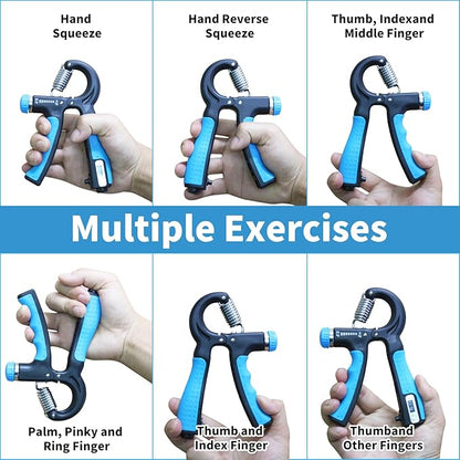 Grip Strength Trainer 11-132 Lbs (5-60kg), Forearm