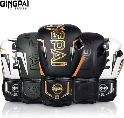 Boxing Gloves for Men,Women,Child, Heavy Bag Workout Boxing Gloves,Durable Leather and Thickened Fist Peak Professional Sparring Training Fighting Gloves for Kickboxing,Muay Thai,MMA