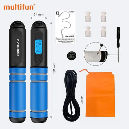 Jump Rope, multifun Speed Skipping Rope with Calorie