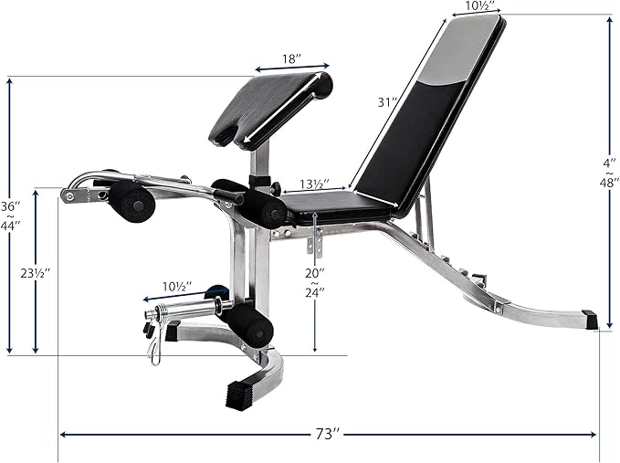 NicBex Weight Bench