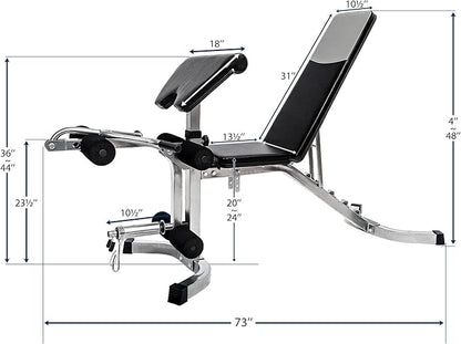 NicBex Weight Bench