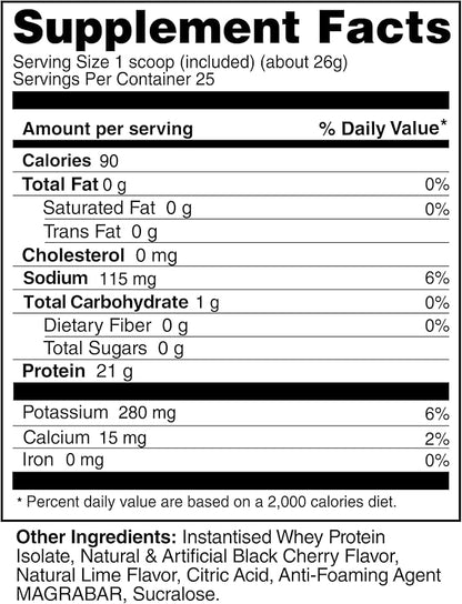 Protein Refresher (25 servings) - Revolutionary Juice-Type Whey Protein Powder for Fitness, Bodybuilding, Gym, or for bigger protein intake (25 Scoops, Peach Mango)