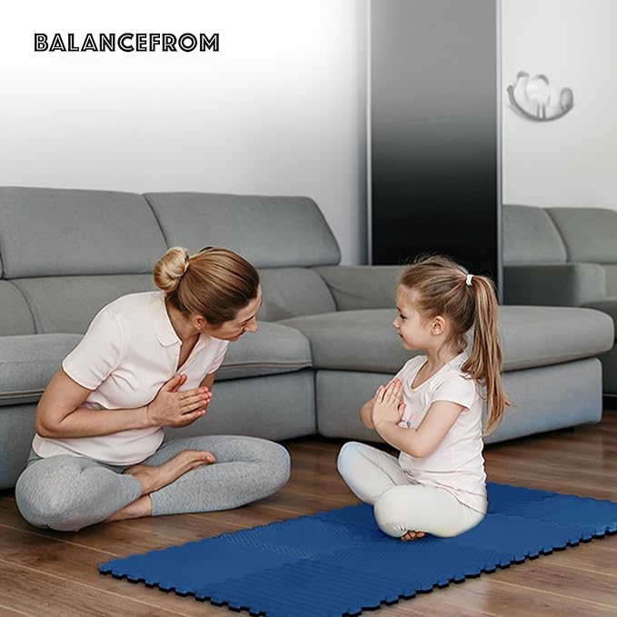 BalanceFrom Puzzle Exercise Mat with EVA Foam Interlocking