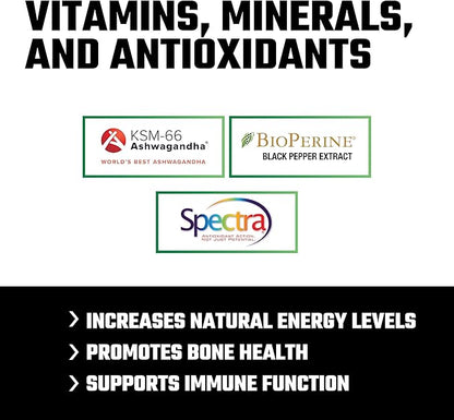 Axe & Sledge Multi Plus Multivitamin for Men & Women, 90 Capsules, 30 Servings