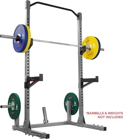 Sunny Health & Fitness Power and Squat Rack 360° Swivel