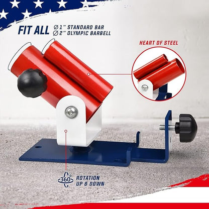 Yes4All Deluxe T-Bar Row Platform – Full 360° Swivel & Easy to Install – Fits 1” Standard and 2” Olympic Bars (8. Black - T-Bar Row Platform + Lock Jaw 1inch & 2inch)