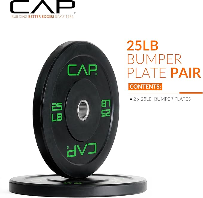 CAP Barbell Rubber Olympic Bumper Plate