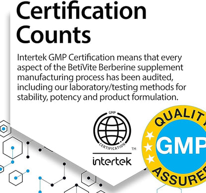 BetiVite Berberine Supplements, Berberine Glucose Support, Combined with MCT Oil for Optimal Berberine Absorption, 90 Soft gels
