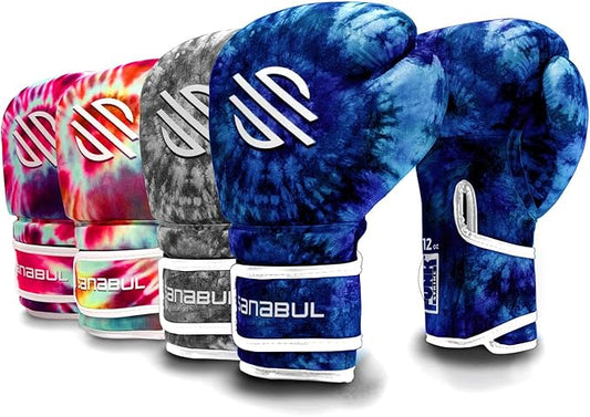 Sanabul Funk Strike Tie Dye Gel Boxing Gloves for Men & Women, Stylish and Protective Kickboxing Muay Thai Gloves for Training Sparring Punching Bag