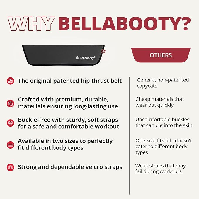 OG Belt - Bellabooty Exercise Hip Thrust Belt