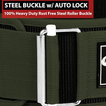 IBRO Quick Locking Premium Weight Lifting Belt - Powerlifting 4 Inch