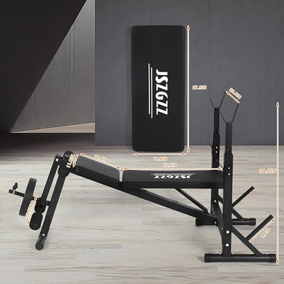Strength Training Adjustable Benches 660LBS Weight 3 level