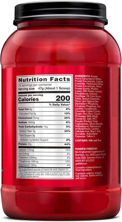 BSN Syntha-6 Whey Protein Powder, Cold Stone Creamery- Mint Mint Chocolate Chocolate Chip Flavor, Micellar Casein, Milk Protein Isolate Powder, 25 Servings