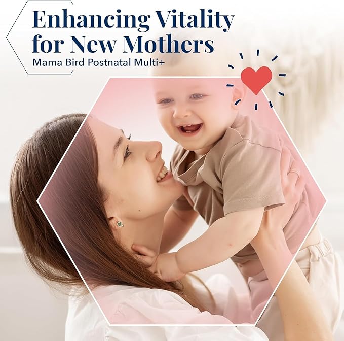 Best Nest Wellness Mama Bird Postnatal Vitamins for Breastfeeding and Postpartum, Whole Food Organic Blend, Methylated Vitamins, Vegan, Once Daily, 30 Ct