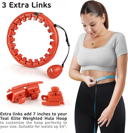 3 Extra Links for Teal Elite Weighted Hula