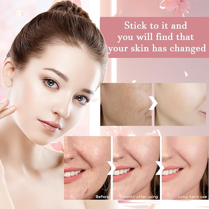 Skincare Set Sakura Women Skincare Gifts for Teen Girls - Travel Essentials for Women - Skin Care Set with Makeup Remover,Face Wash,Moisturizer,Face Mask - Fa ce Care Set for Wo men (11PCS, Sakura)