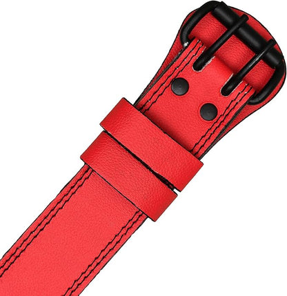 ESTREMO Weight Lifting Belt Leather courted Power Lifting 4 Inches