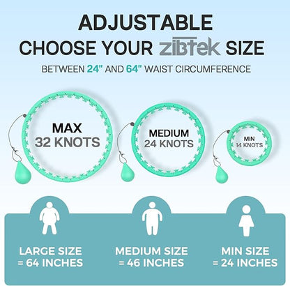 Infinity Weighted Fitness Circle for Adults 32 Detachable