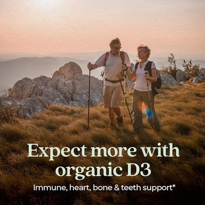 New Chapter Fermented Vitamin D3 2,000 IU, Organic, ONE Daily for Immune, Heart & Bone Support + Whole-Food Turmeric, Adaptogenic Reishi Mushroom, 100% Vegetarian, Gluten Free, 90 Count