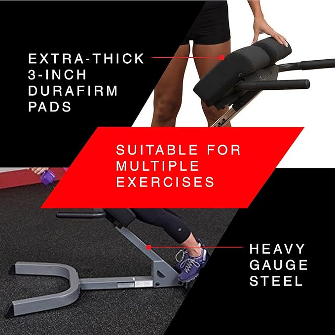 Body-Solid (GHYP345) 45 Degree Hyperextension Bench - Adjustable