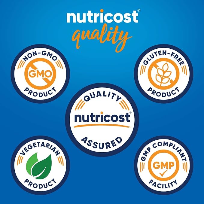 Nutricost L-Lysine 1000mg, 240 Tablets - Gluten Free, Non-GMO, and Vegetarian Friendly