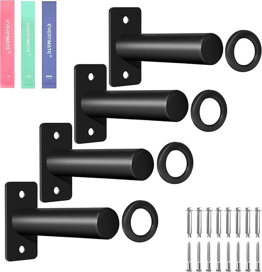 Weight Plate Holder, Wall Mounted Weight Rack Storage for Olympic Weight Plate,Home Gym Organizer