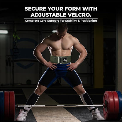 Quick Locking Weight Lifting Belt - Adjustable Lifting 4 inch