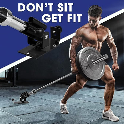 Yes4All Deluxe T-Bar Row Platform – Full 360° Swivel & Easy to Install – Fits 1” Standard and 2” Olympic Bars (8. Black - T-Bar Row Platform + Lock Jaw 1inch & 2inch)