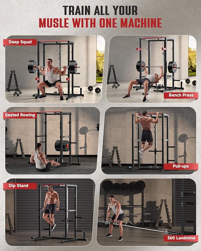 Sportsroyals Power Cage 1600lbs Multi-Function