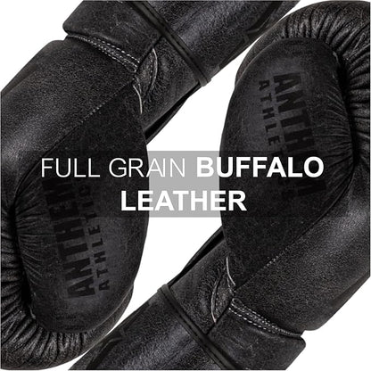 Anthem Athletics Stormbringer Full Grain Leather Boxing Gloves Men Women Muay Thai Gloves 12 oz 14 oz or 16 oz Boxing Gloves