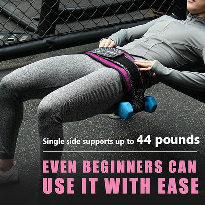 MANUEKLEAR Hip Thrust Belt for Women Glute Training