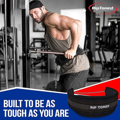 Rip Toned Dip Belt for Weight lifting 36" Heavy