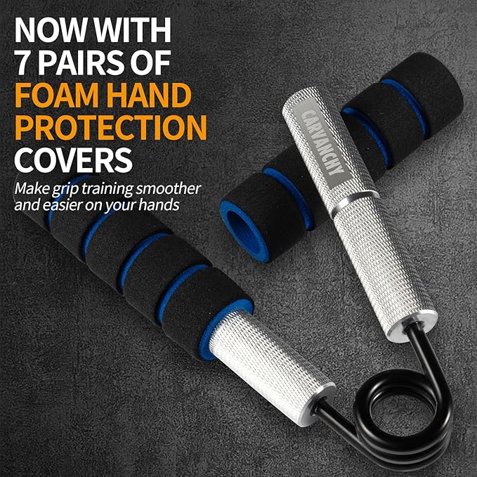 Grip Strength Trainer Set 50-300LB(6 Pack),