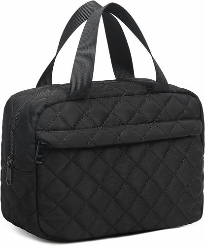 Makeup Bag for Women Cosmetic Bag Large Make Up Organizer Travel Toiletry Bags Waterproof Zipper Tote Pouch Purse for Girls