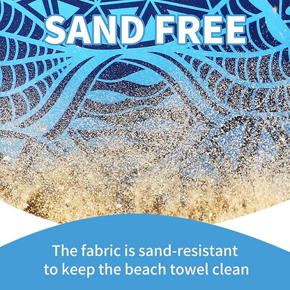 4 Pack Lightweight Thin Beach Towel Oversized 71"x32"